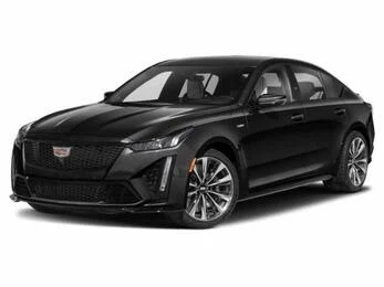 Black Cadillac sedan luxury executive transportation